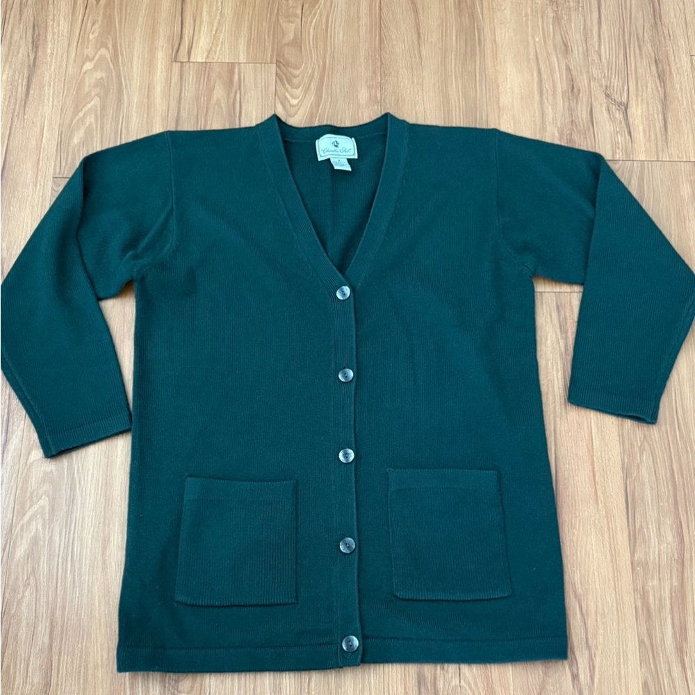 Vtg Dark Green Cardigan 
**Pre-Owned in good condition **